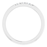 14K White 1/6 CTW Natural Diamond Anniversary Band